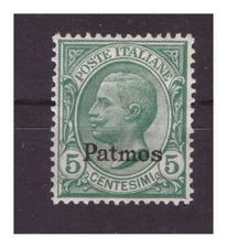 Aegean Islands Patmos 1912 - 5 Cents New ** MNH