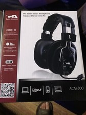 Cyber Acoustics Pro Series ACM-500 Headphones Computer Lab Headphones