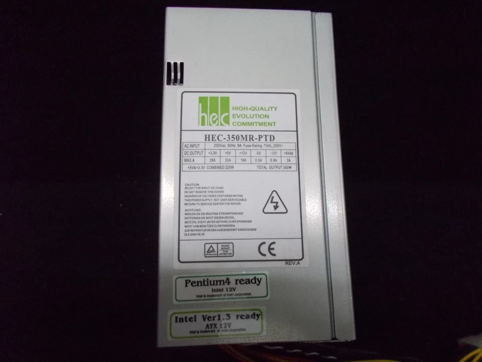 Hec Power Supply, Active Cooling, Hec-350MR-PTD, 350 W, #X-13-1 - Image 2 of 4