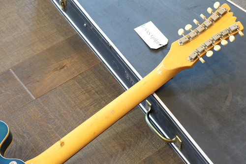 Vintage! 1967 Mosrite Celebrity XII 12-String Hollowbody Guitar Blue + Case - Picture 13 of 21