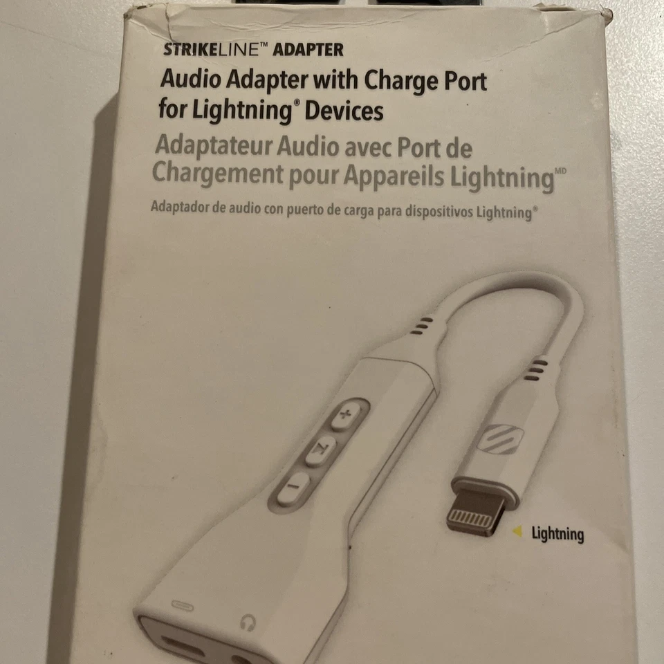 SCOSCHE StrikeLine Adapter with 3.5mm Aux Input and Charging Port (NEW open box) - Image 2 of 4