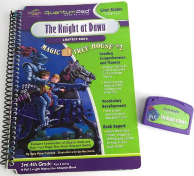 The Knight at Dawn QUANTUM PAD Learning System Book Cartridge Magic Tree House 2