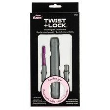 Susan Bates Twist  Lock Interchangeable Crochet Hook Starter Set - Size G6/4mm