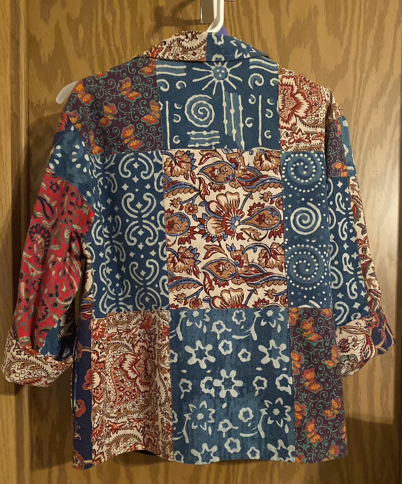 Silver Stream Vintage Patchwork Jacket Shacket - … - image 2