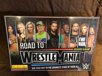 RARE NEW SEALED WWE Road to Wrestlemania Board Game CENA ROMAN SETH BECKY STYLES