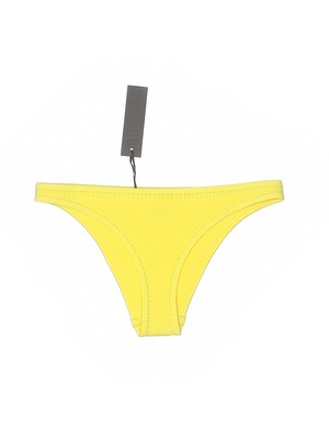 yellow triangl swimsuit