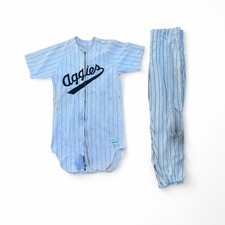 1970s Rawlings Aggies Texas A&M baseball jersey and pants set. extremely rare !!