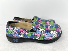 Alegria Keli Pro KEL-302 All Together Now Puzzle Nurse Clog Shoe Womens 38 8-8.5