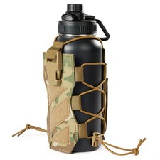 MOLLE Water Bottle Holder Adjustable 1832oz Bottle Pouch, 500D Nylon Tactica...