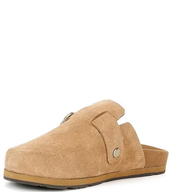 NUEVAS VENTAS Mules de gamuza campestre Ariat para mujer, caramelo (auténticos) Foto 4 de 4