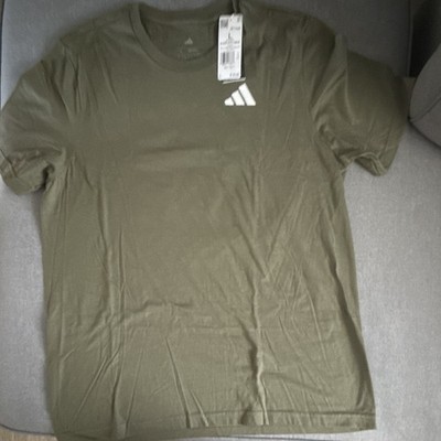 adidas M BOS BOX CREW Men's L Green Regular Fit Graphic Crewneck T-Shirt KF1439