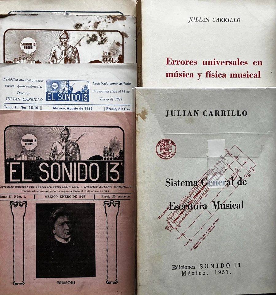 Obras Musicales de Julian Carrillo 12 LP BOX SET w/Books, Articles 13th Sound EX - Image 3 of 4
