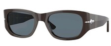 Persol PO3307S 11743R 55 Brown/Dark Blue Polarized Unisex Sunglasses NEW Italy