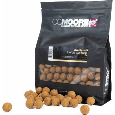 CCMoore Live System 18mm 1kg Premium Boilies Karpfen Köder Carp Bolie Futter