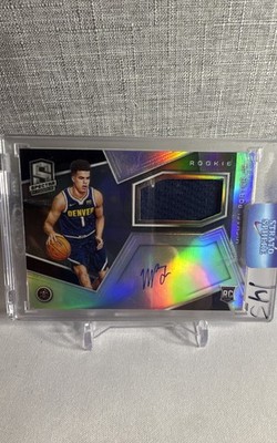 2018-19 Panini Spectra - Rookie Autographs Michael Porter Jr. /299 (AU, MEM, RC)