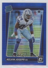 2021 Panini Donruss Optic Rated Rookie Blue Hyper Prizm Kelvin Joseph #250 05gv