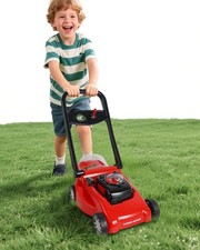 Kids Lawn Mower with Realistic Grass-Cutting Action and Sounds–No Batteries R