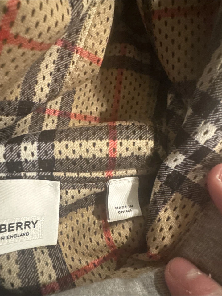 Burberry cotton blend zip up hoodie Size Small - Image 4 of 4