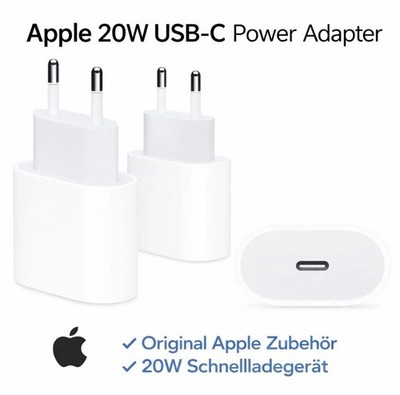 Original Apple 20W USB-C Netzteil Schnellladegerät iPhone 17 16 15 14 iPad Neu  