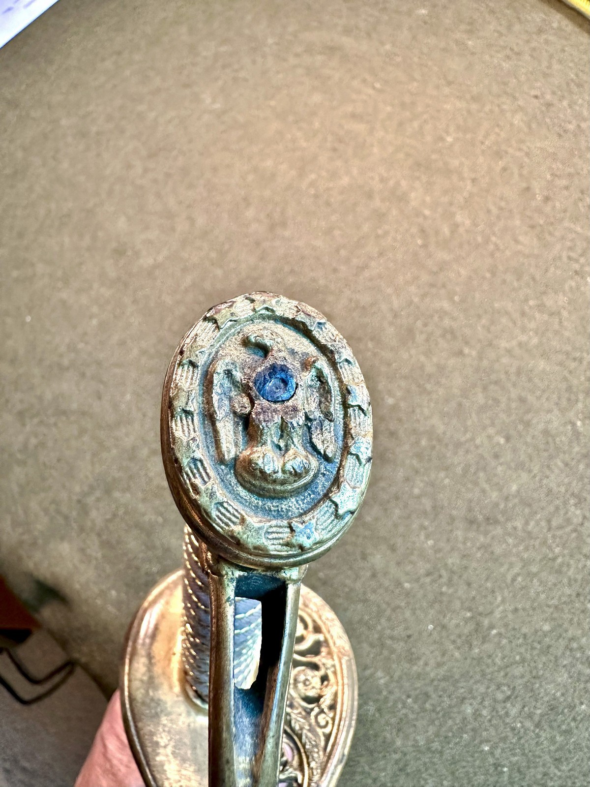 CIVIL WAR ORIGINAL 1850 FOOT OFFICERS CLAUBERG SWORD NICE CONDITION!