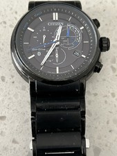 Citizen Men's Proximity Bluetooth Eco Drive W770MV Watch Stainless Solar black