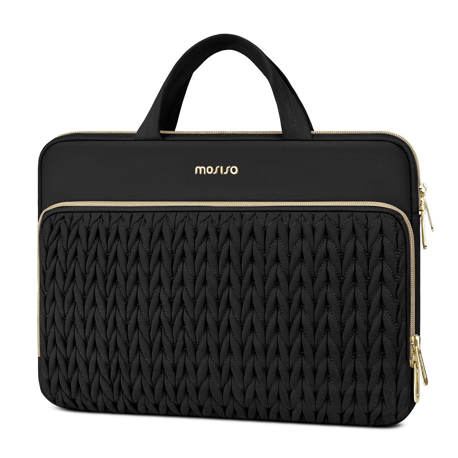 MOSISO Laptop Case 16 inch, 15-15.6 inch Sleeve 16 Black