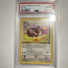 Pokemon TCG Eevee 51/64 Jungle 1st Edition PSA 8 Graded EN 1999