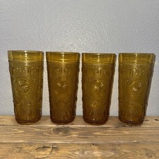 Brockway Glass American Concord Amber Tumbler — listing 3