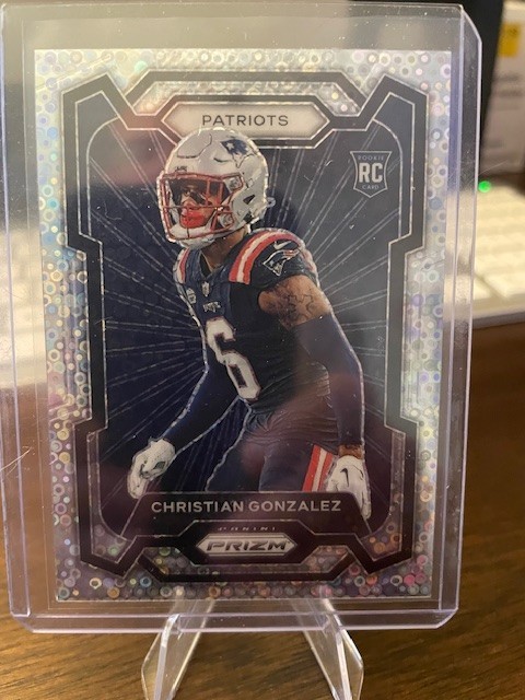 2023 Panini Prizm Variation No Huddle Christian Gonzalez #341 Rookie RC