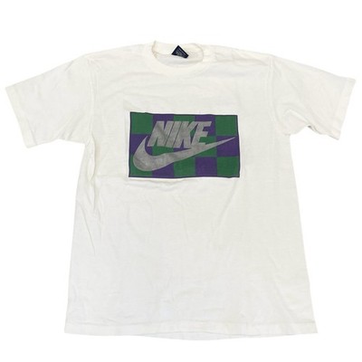 NIKE JOHN McENROE 刺繍 ポロシャツ 80s ヴィンテージ Vintage Nike John McEnroe Checkerboard Wimbledon T-shirt Tennis