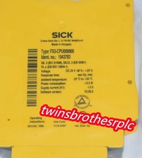 New Fx3-cpu000000 Sick 1043783 Flexi Soft Safe Efi-pro System Sick Fast Ship New Fx3-cpu000000 Sick 1043783 Flexi Soft Safe Efi-pro System Sick Fast Ship