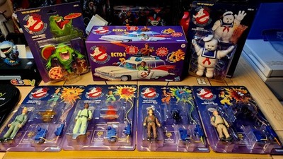 The Real Ghostbusters Classics Hasbro Retro  Figure Set + Ecto-1 New Sealed Box