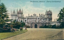 Mentmore Towers Buckinghamshire UK Postcard Entrance Lord Rosebery Valentine's