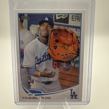 Yasiel Puig 2013 Topps Update Image Variation RC #US250 Los Angeles Dodgers