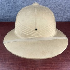 Vintage Military Pith Safari Sun Helmet