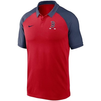 Nike Men s Boston Red Sox Legacy Raglan Tri Blend Polo Jersey Shirt XL Red MLB
