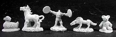 Reaper Miniatures Evil Toys (5) 02887 Dark Heaven Legends Unpainted Metal Figure