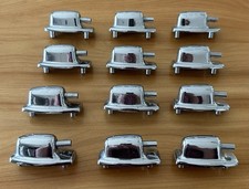 Vintage lata 60-te 70-te Ludwig Standardowy zestaw 12 chromowanych uchwytów rockowych