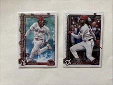 2025 Topps Update Series - James Wood (RC) Rookie Debut - Base #US218 Nationals