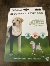 Suitical Dog Recovery Sleeve - Size Large - Black / NEW In Box