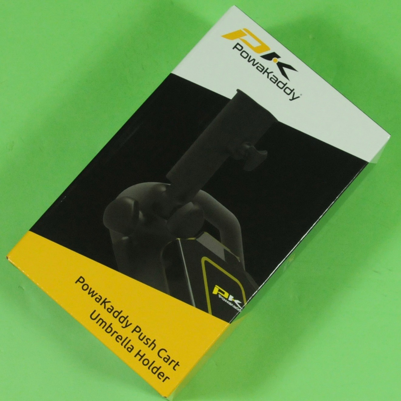 Genuine Powakaddy Push Cart Umbrella Holder New