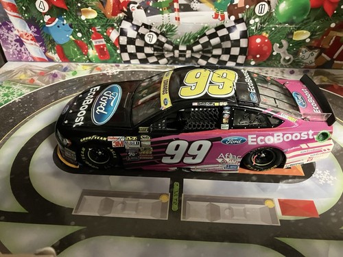 Carl Edwards 2014 #99 Ford EcoBoost Pink Playoffs 1:24 Custom NASCAR Diecast - Picture 9 of 9