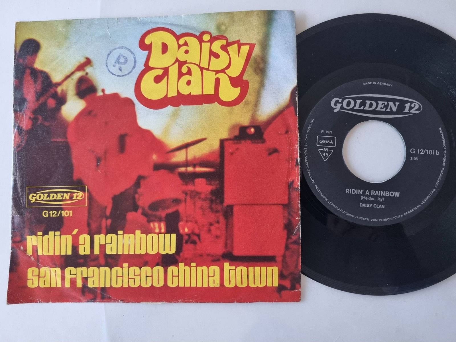 Daisy Clan - San Francisco China Town / Ridin' A Rainbow 7'' Vinyl Germany