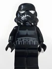 Lego Star Wars Mini Figure Sw0166a Imperial Shadow Trooper Short Line on Back