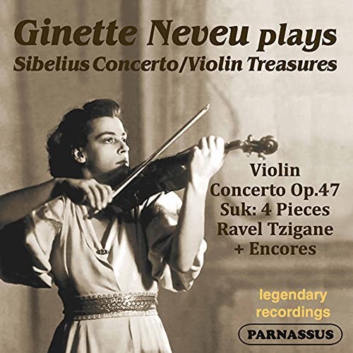 Neveu - Sibelius Violin Concerto Suk 4 Pieces Encores - Cd - G1398Z-image