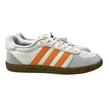 Adidas Breaknet Sleek Cream White Orange Gum Shoes IH7753 Women's Size 9.5