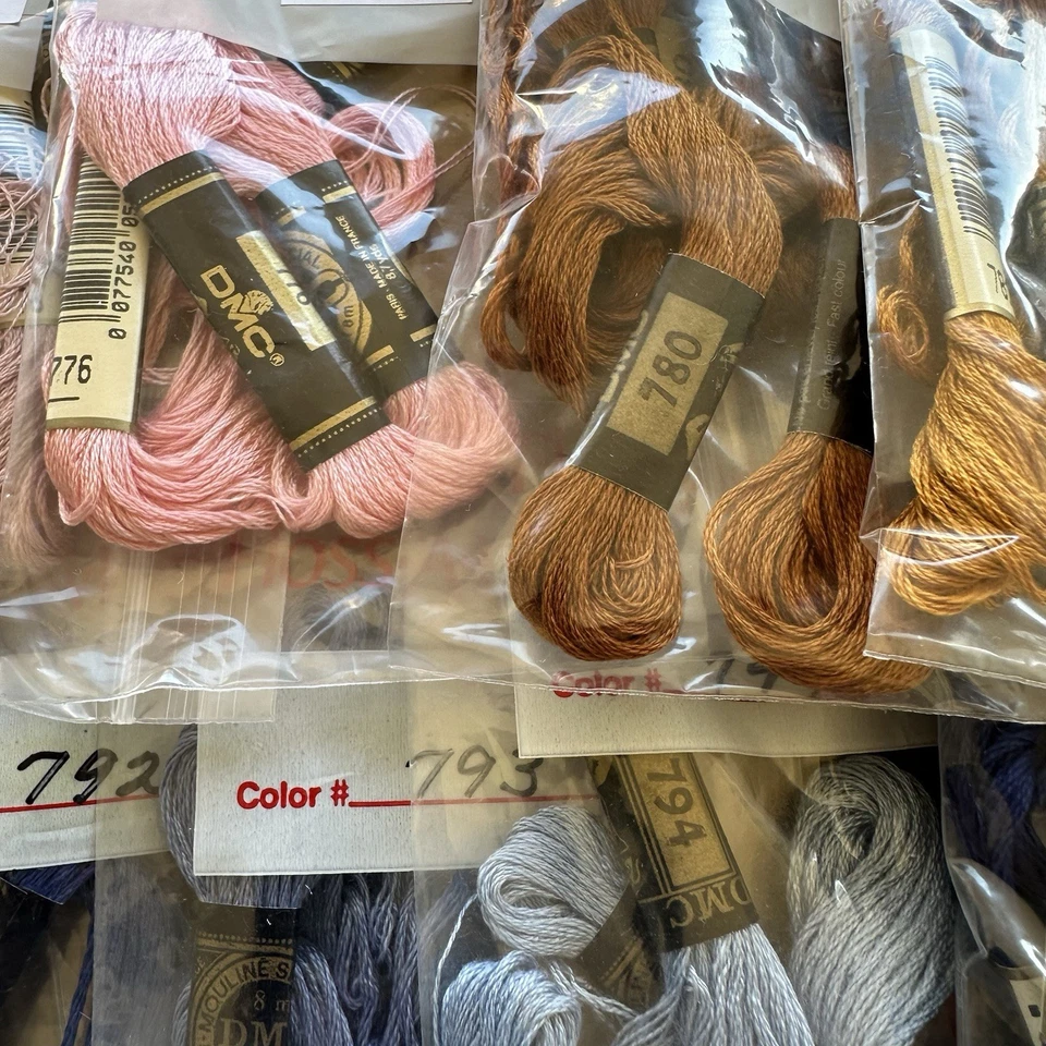 DMC Floss Variety Colors ( See Description)  8.7yds  100% Cotton; Made In France - Image 3 of 4