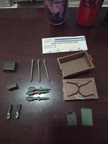 Vintage GI Joe 1985 Ammo Dump set, Mostly complete, Great shape!