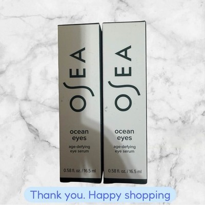 FOR 2 OSEA Ocean Eyes Age-Defying Eye Serum - 0.58 fl oz Each NEW SHIPPING