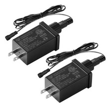 2 Pack Yard Inflatable Adapters Replacement, Class 2 Power Supply 12V 1A